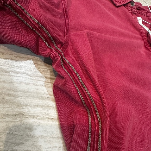 Men’s Johnston & Murphy Vintage Red Polo. Size Medium - Picture 8 of 12